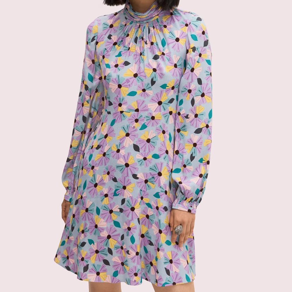 Kate Spade New York Floral Smocked Dress